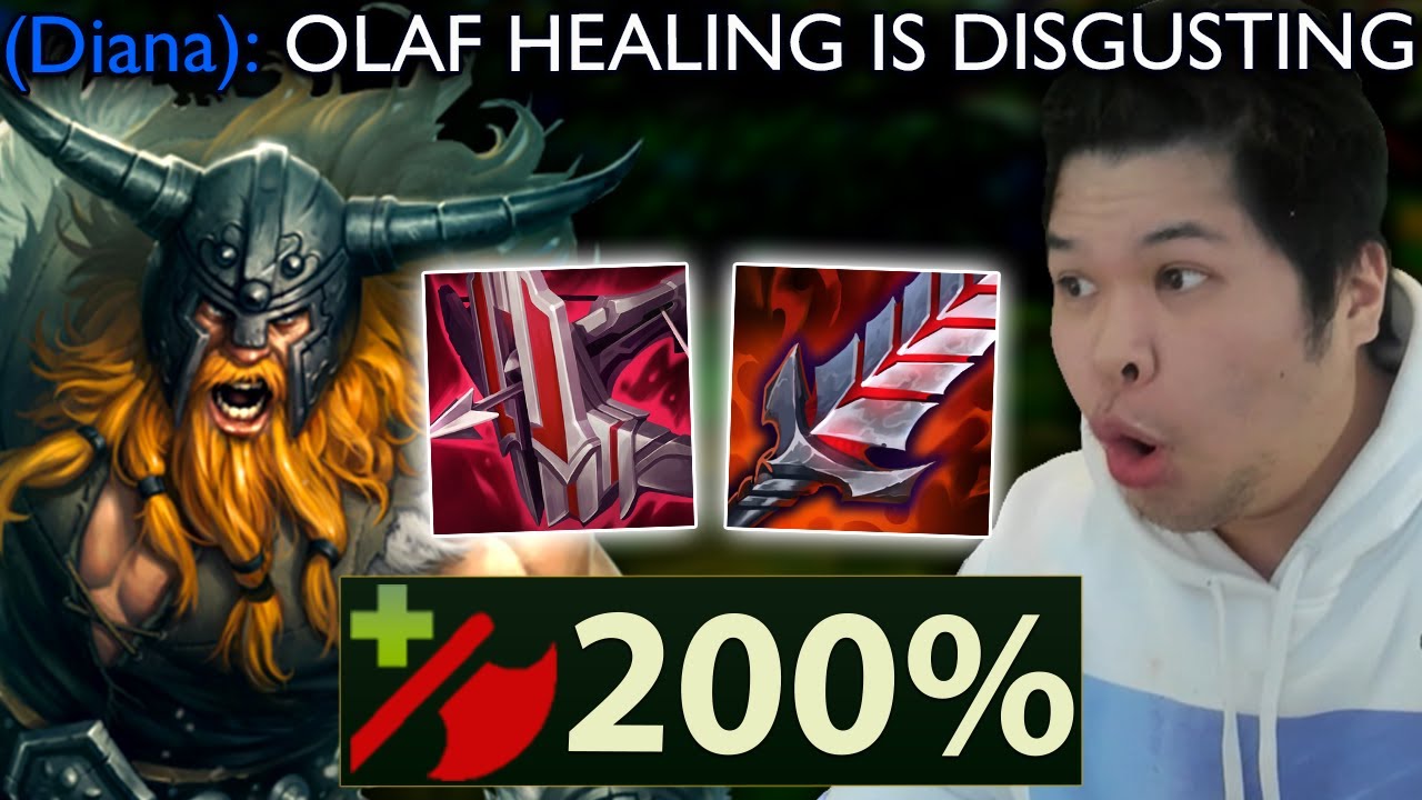 Iron 2 player tells me Full Life Steal Olaf cause autos heal to 100% HP in 1 second.. so I tried it