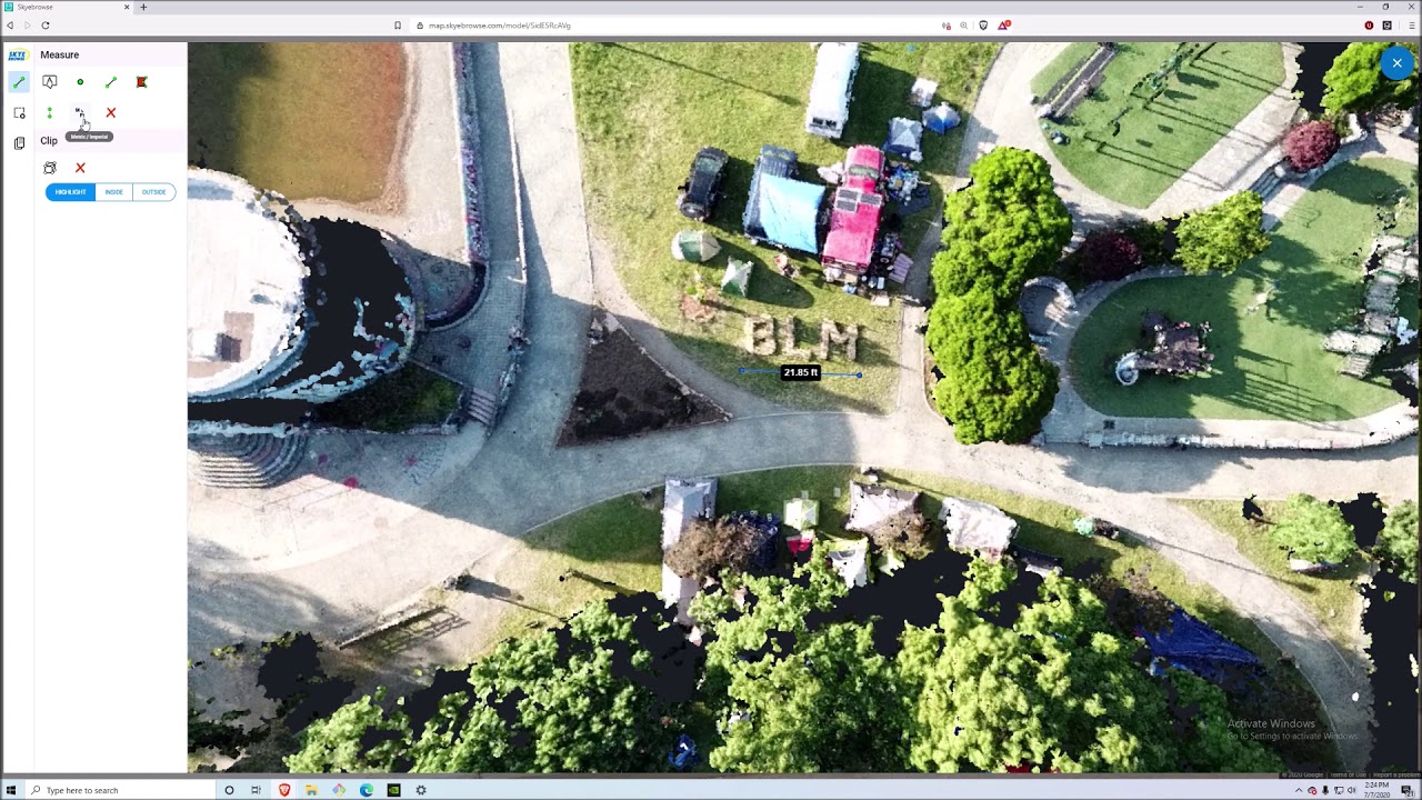 Capitol Hill Protests Mapped in 3D