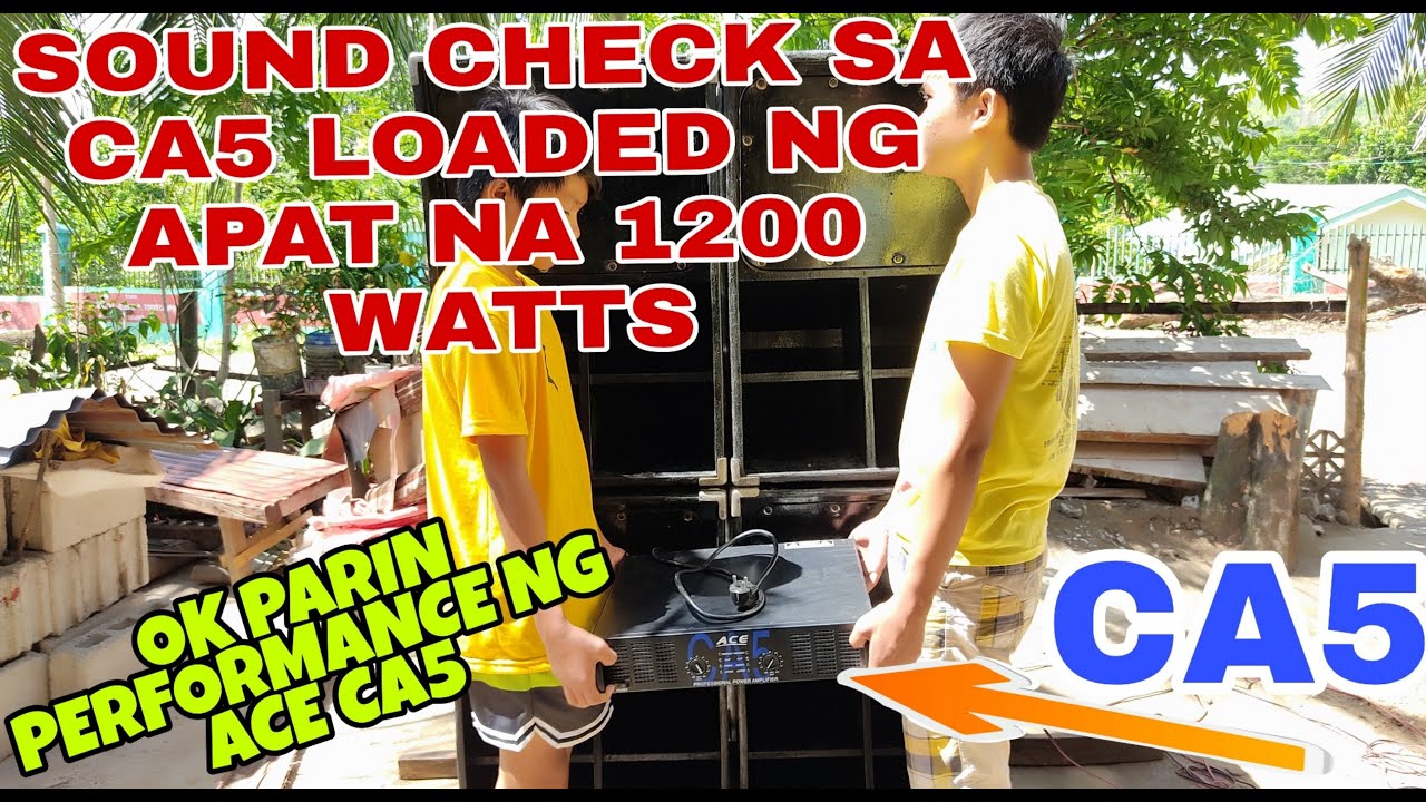 Ace Ca5 Sa apat na 1200 watts JH1512 McV box