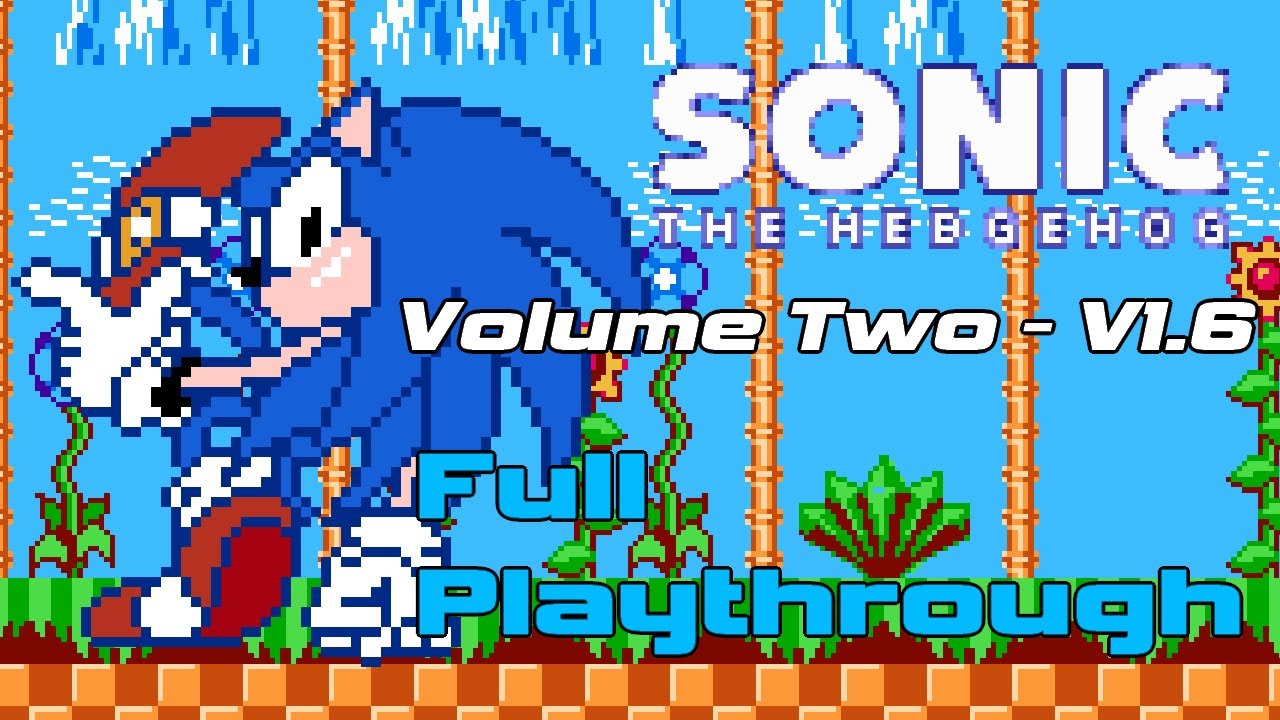 Sonic the Hedgehog Vol 2 Version 1.6 (NES) - Full Playthrough (All Emeralds)