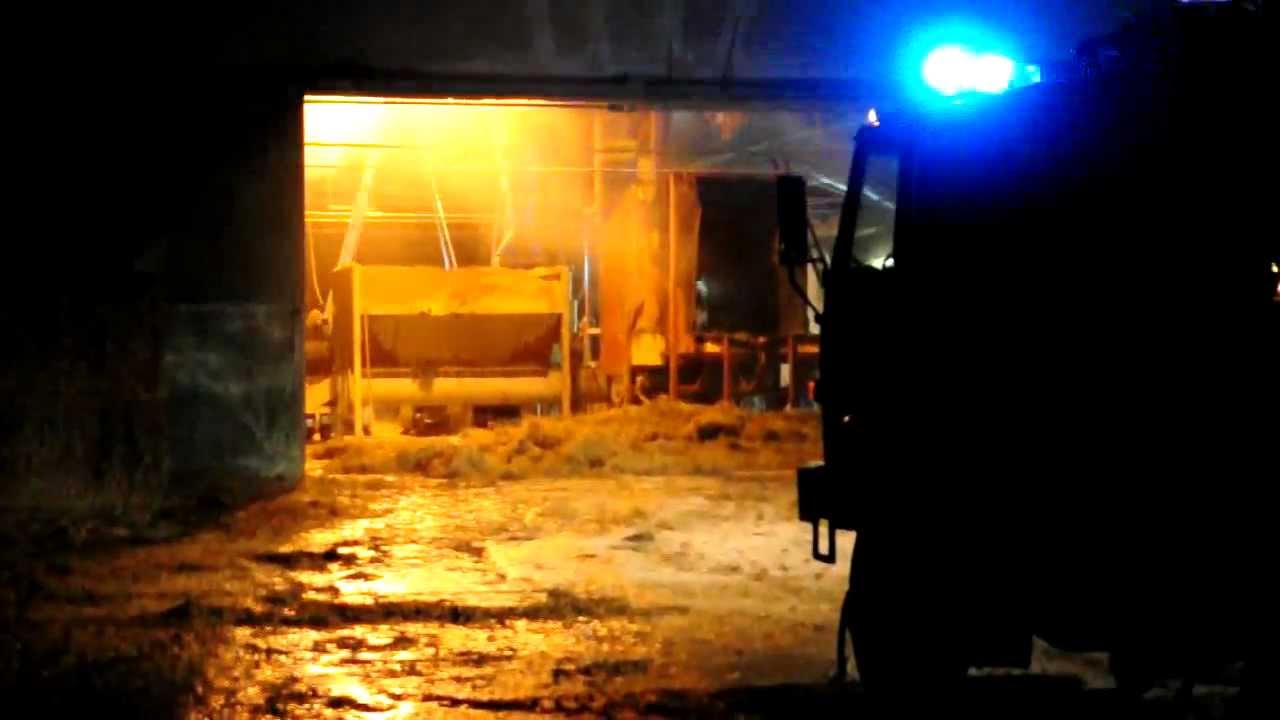 Chomino: Pożar magazyn&oacute;w