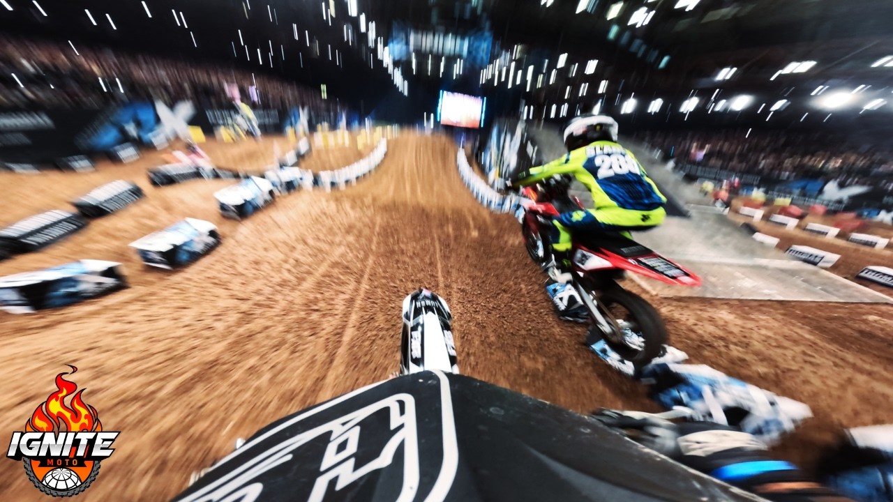 GoPro: 14 Year Old  Wins Arenacross in Birmingham!