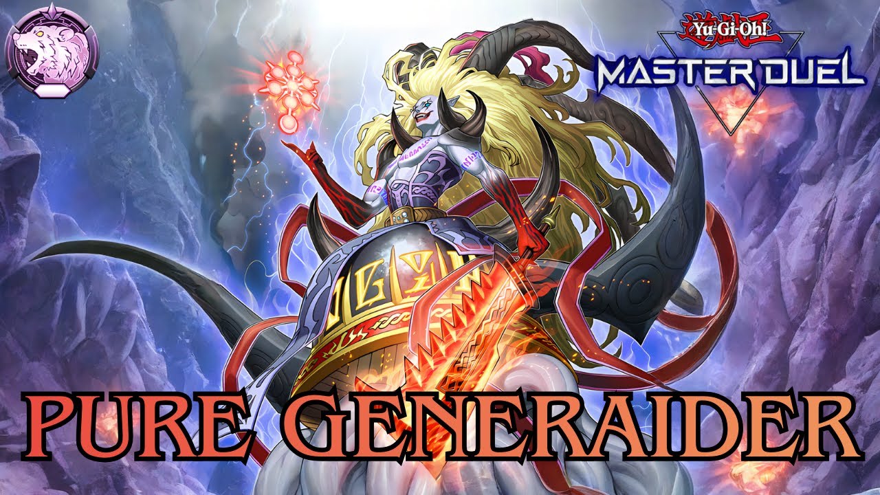 Pure Generaider Deck Master Duel | Crush Meta | Gameplay & Deck Profile | Yu-Gi-Oh! Master Duel