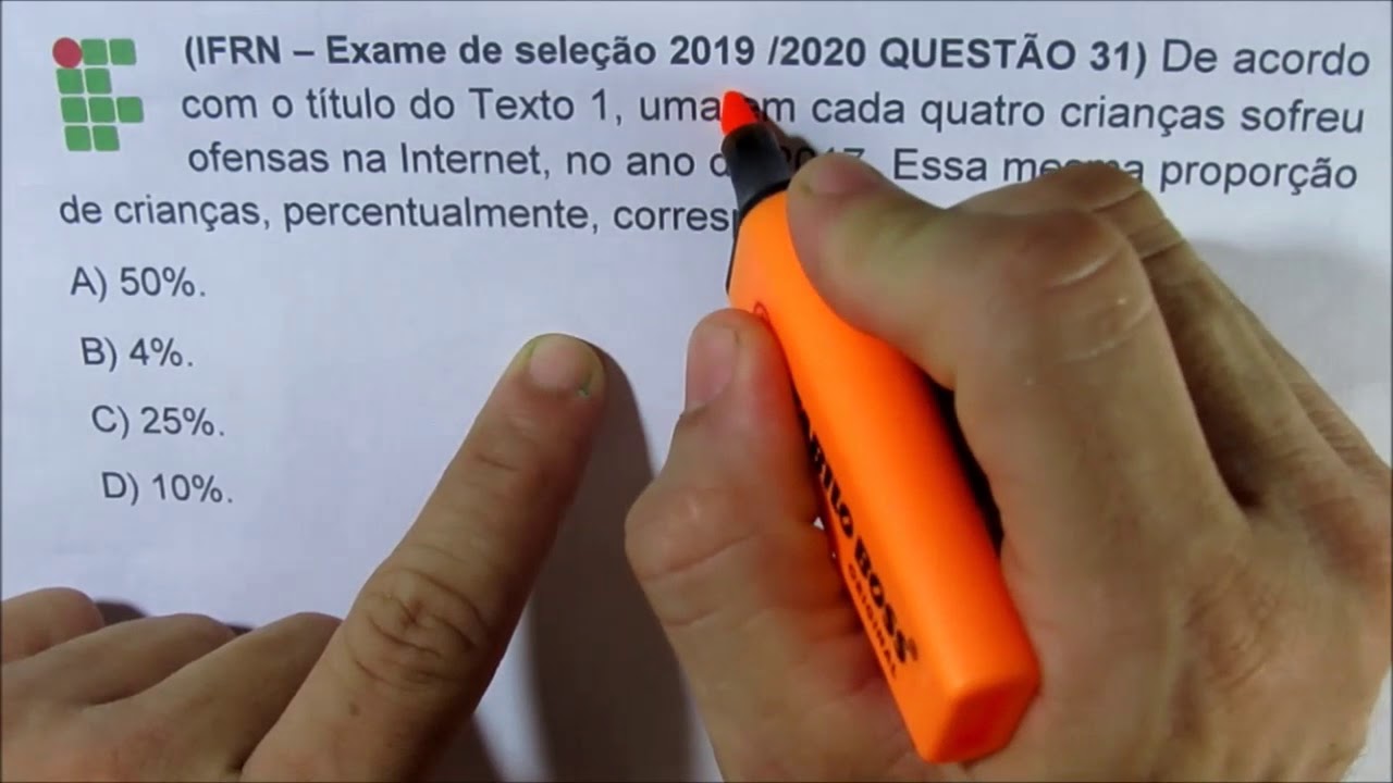 IFRN - QUESTÃO 31. PORCENTAGEM %. Micamática