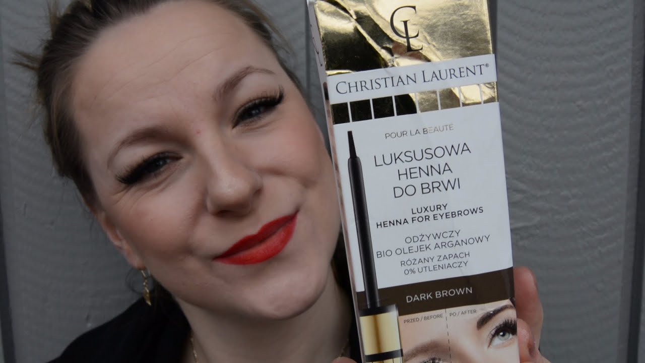 Test Luksusowej henny do brwi Christian Laurent