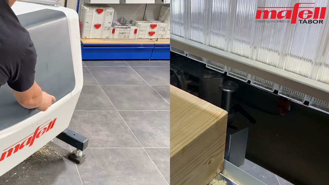 Mafell TÁBOR frézování s čepovací frézkou ZAF 250