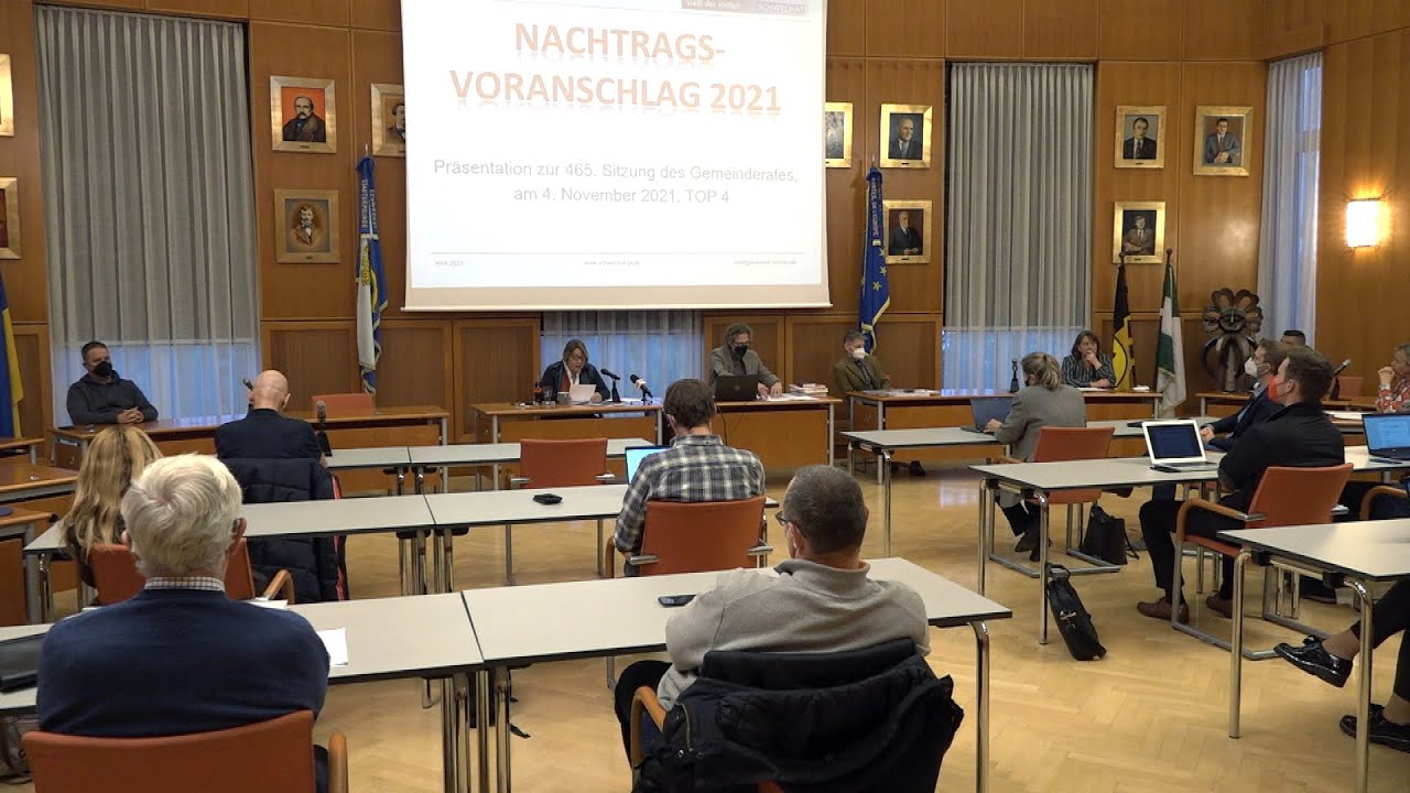 Gemeinderatssitzung in Schwechat