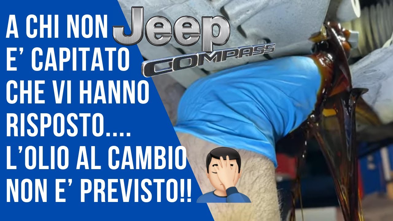 Jeep Compass sostituzione olio cambio