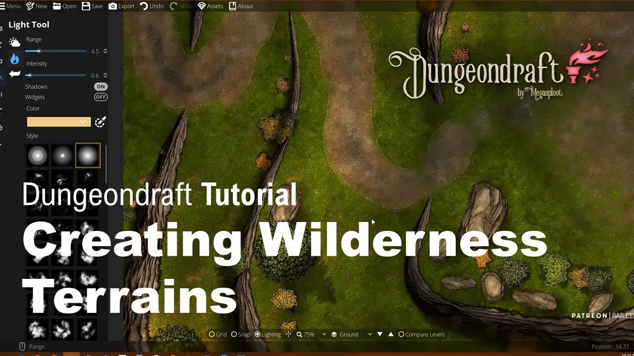 Dungeondraft Advanced Tutorial: Creating Interesting Wilderness Terrains