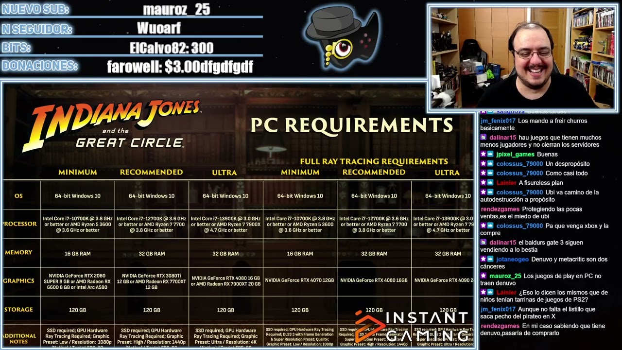 INDIANA JONES Y REQUISITOS, UBISOFT EN CAIDA LIBRE, LAS GRAFICAS DE INTEL