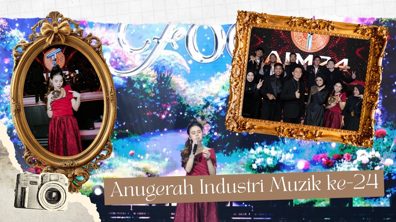 behind the scenes of Anugerah Industri Muzik ke-24 (vlog) | Erika Foo