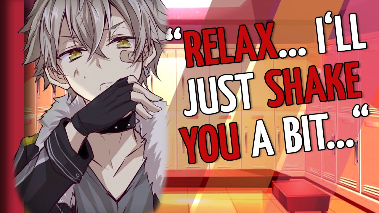 Delinquent Bully Boyfriend Throws You into the Boys Locker Room - Bully Boy ASMR Roleplay
