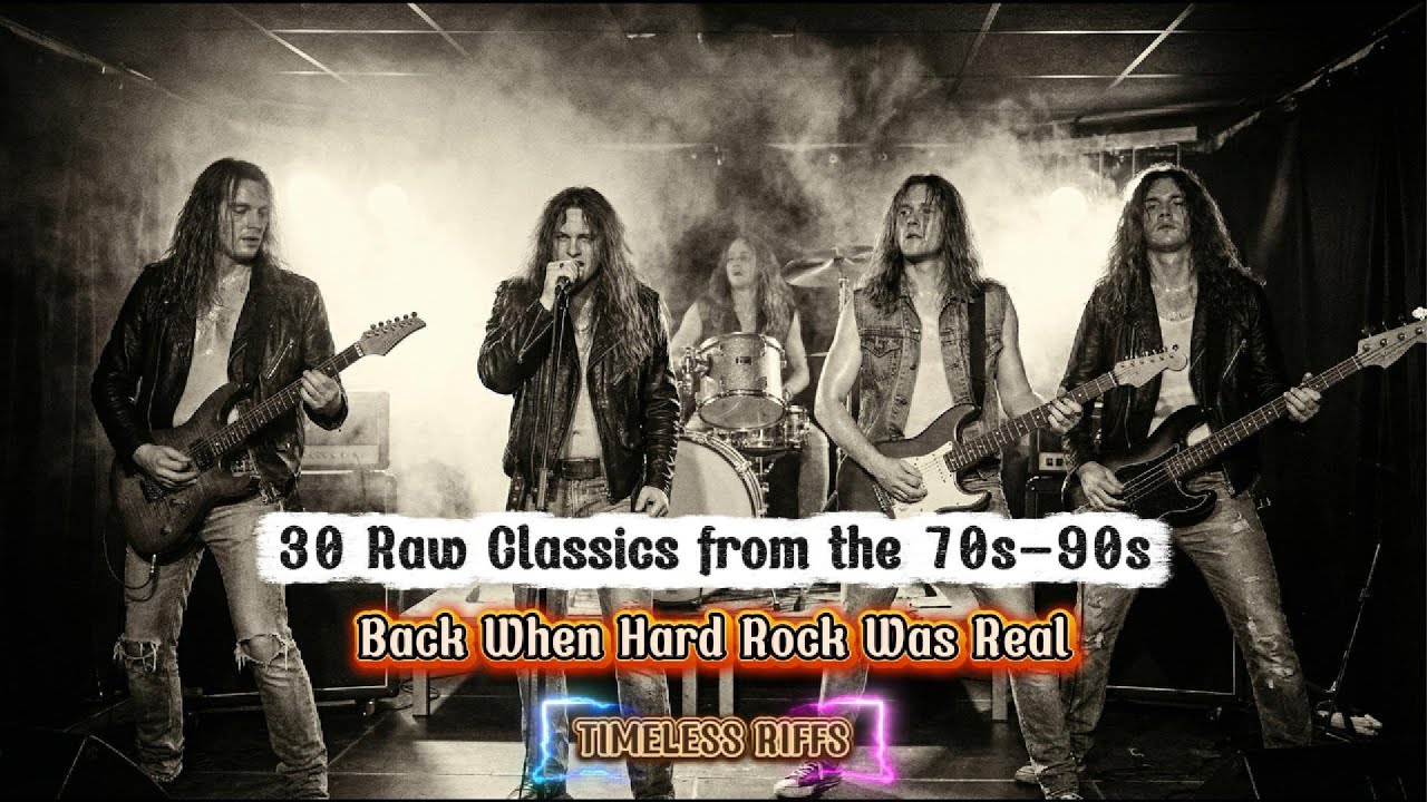 Back When Hard Rock Was Real | 30 Raw Classics from the 70s–90s | No Filters, No Limits