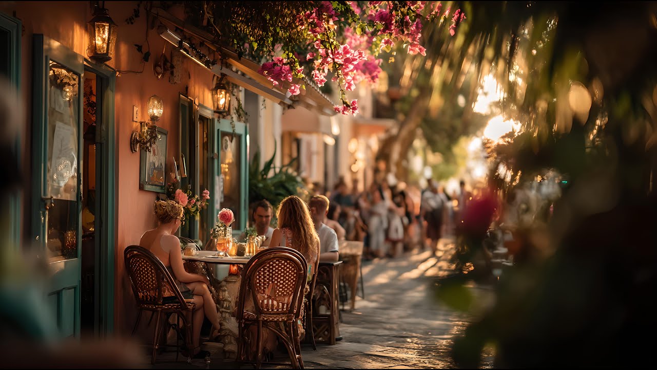 Romantic Evenings | European Café Soft Rock Vibes