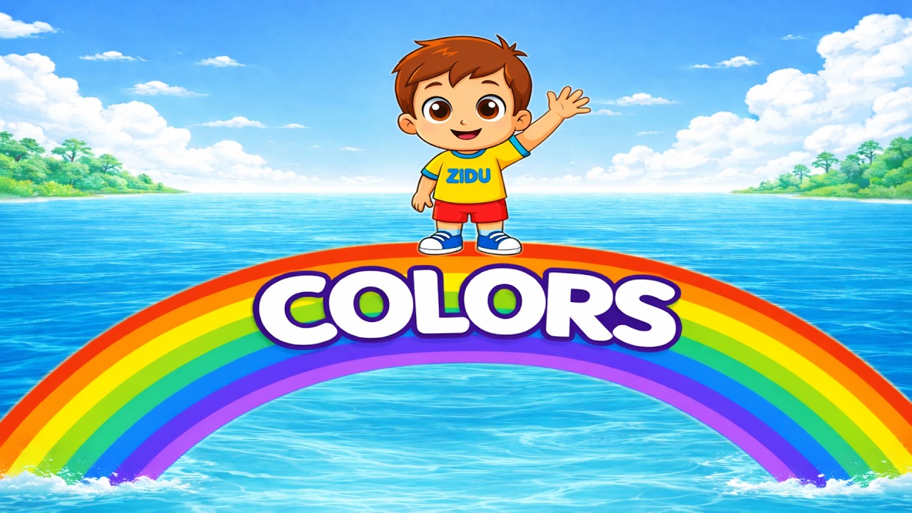 🌈 Learn Colors with Zidu 🌈 | Where Did the Colors Go?