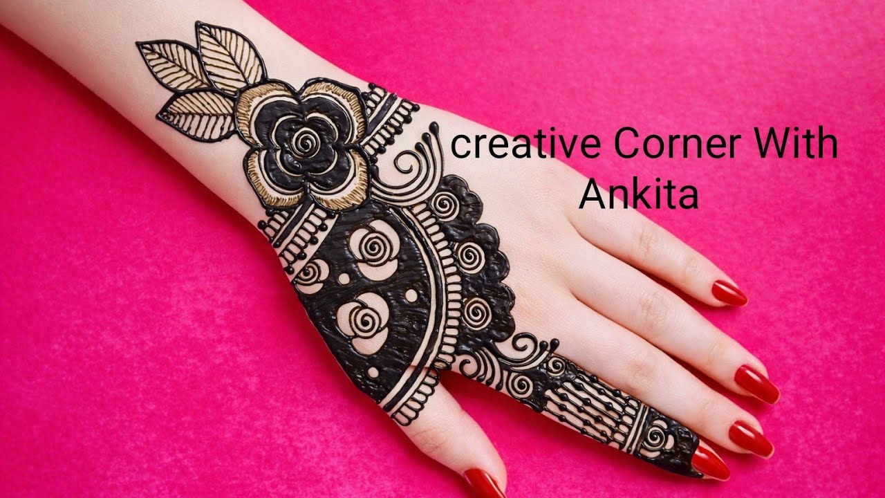 New stylish front hand mehndi design | Easy mehndi design | simple mehndi | mehandi design | Mehndi