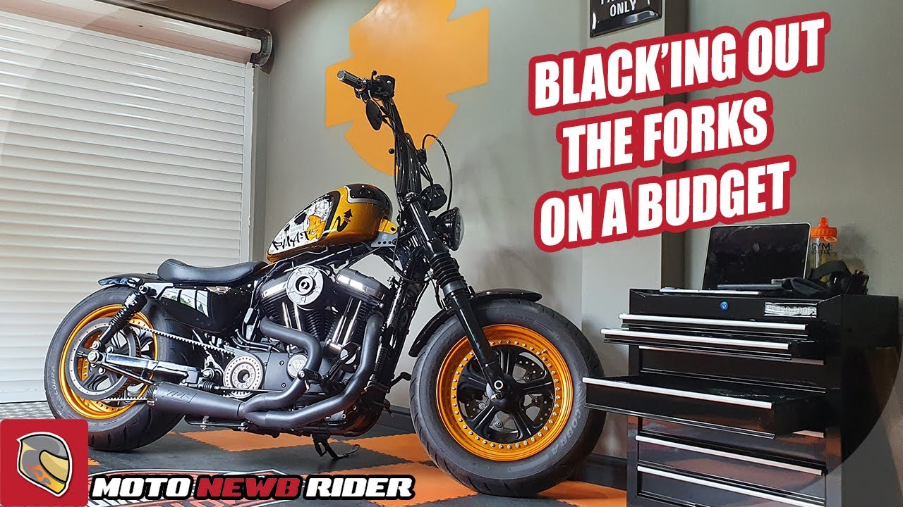 Вилка Sportster с черным эффектом, кастомизация