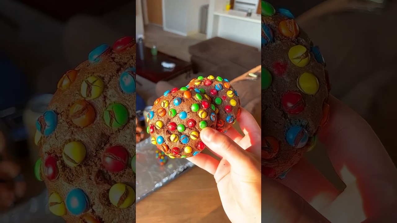 Простой рецепт печенья M&M's!
