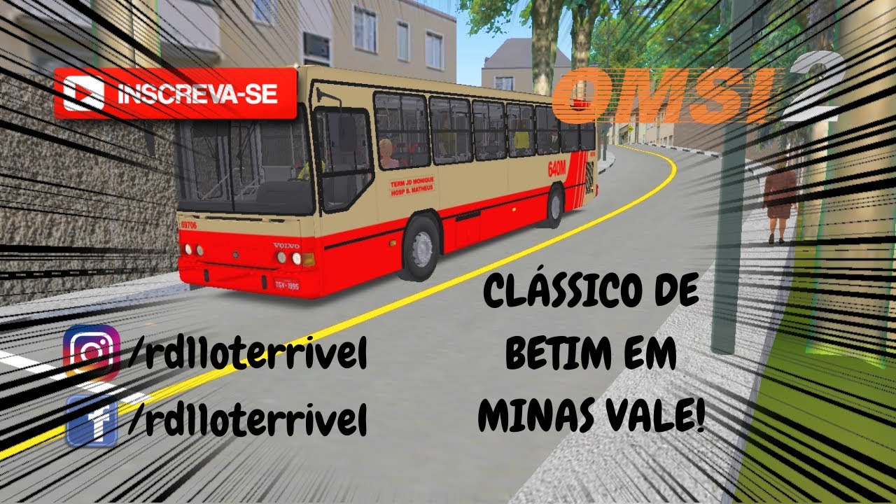 🔴 OMSI 2 - ÔNIBUS CLÁSSICO DE BH, RMBH E BETIM EM MINAS VALE! -MARCOPOLO TORINO GV #OMSI2 #OMSI