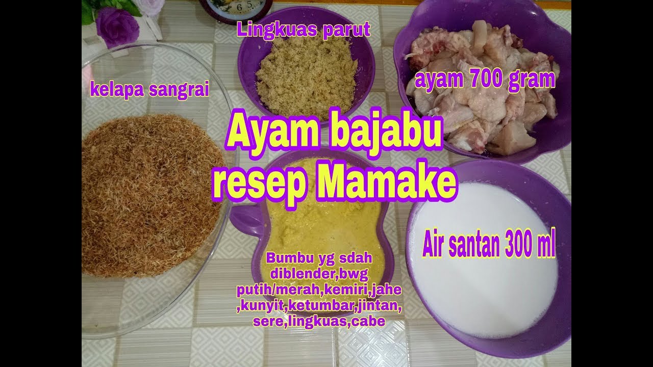 Resep ayam Bajabu || bikin Nambah terus || MAKANAN PALU
