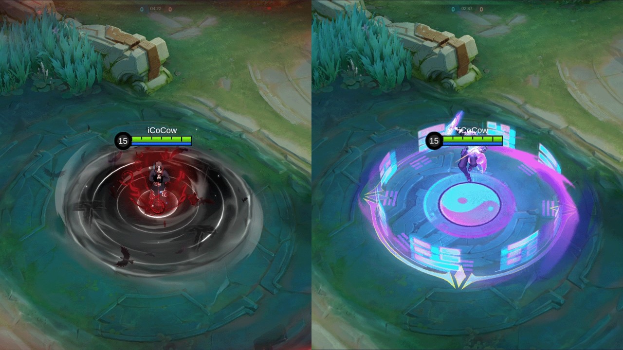 JULIAN NEW SKIN Itachi Uchiha VS Meowkin Tracker SKIN | COMPARISON - Mobile Legends