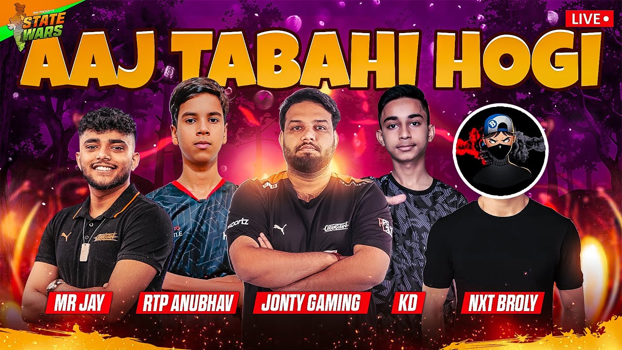 WATCH PARTY - DELHI KE AAJ 3 MATCHES BACK TO BACK- AAJ TABAHI HOGI - #ff #tournament #freefirelive