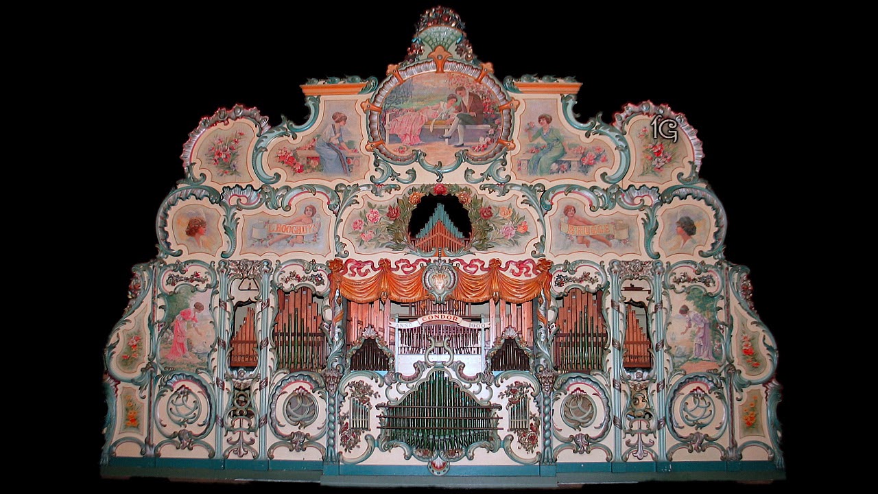 Unter'n Linden Marsch - Hooghuys 100 Key Dance Organ part of the 