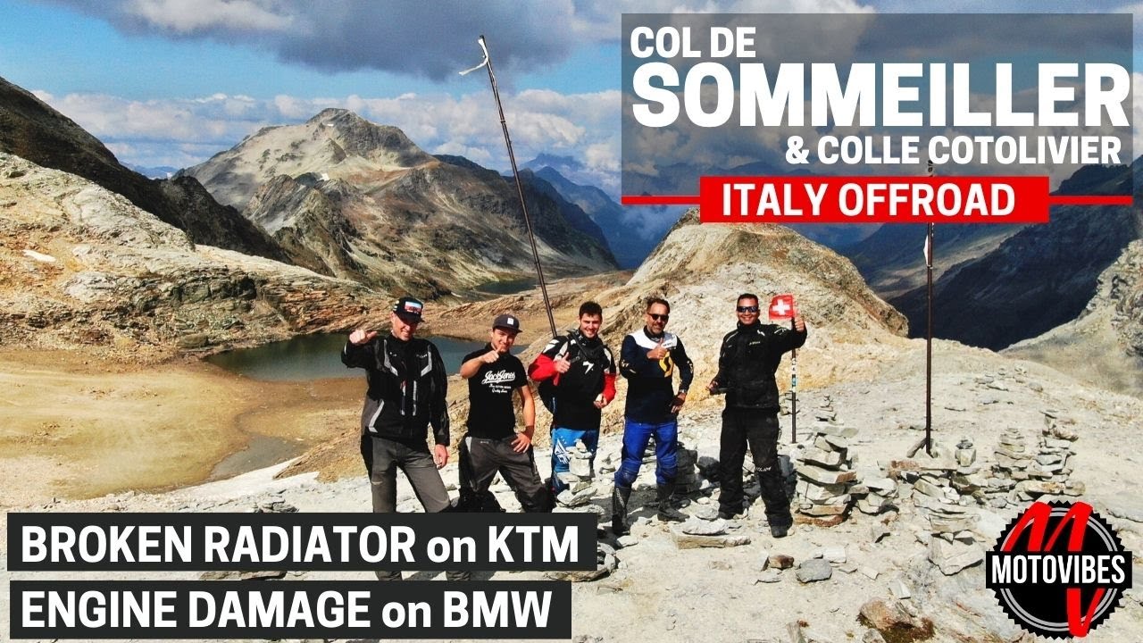COL DE SOMMEILLER OFF-ROAD RIDING AT 3000m // West Alps Piemont Italy // KTM 1290 Super Adventure S