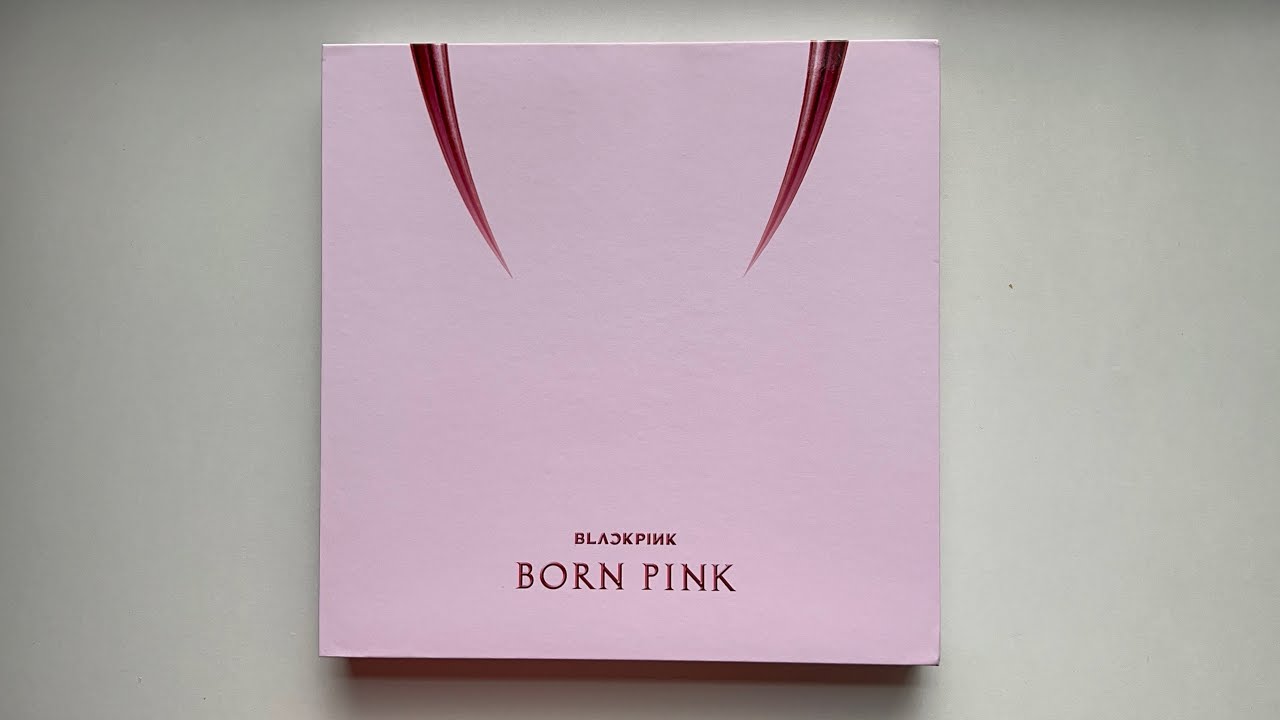 ⤷ unboxing blackpink born pink vinyl lp limited edition 🖤💗