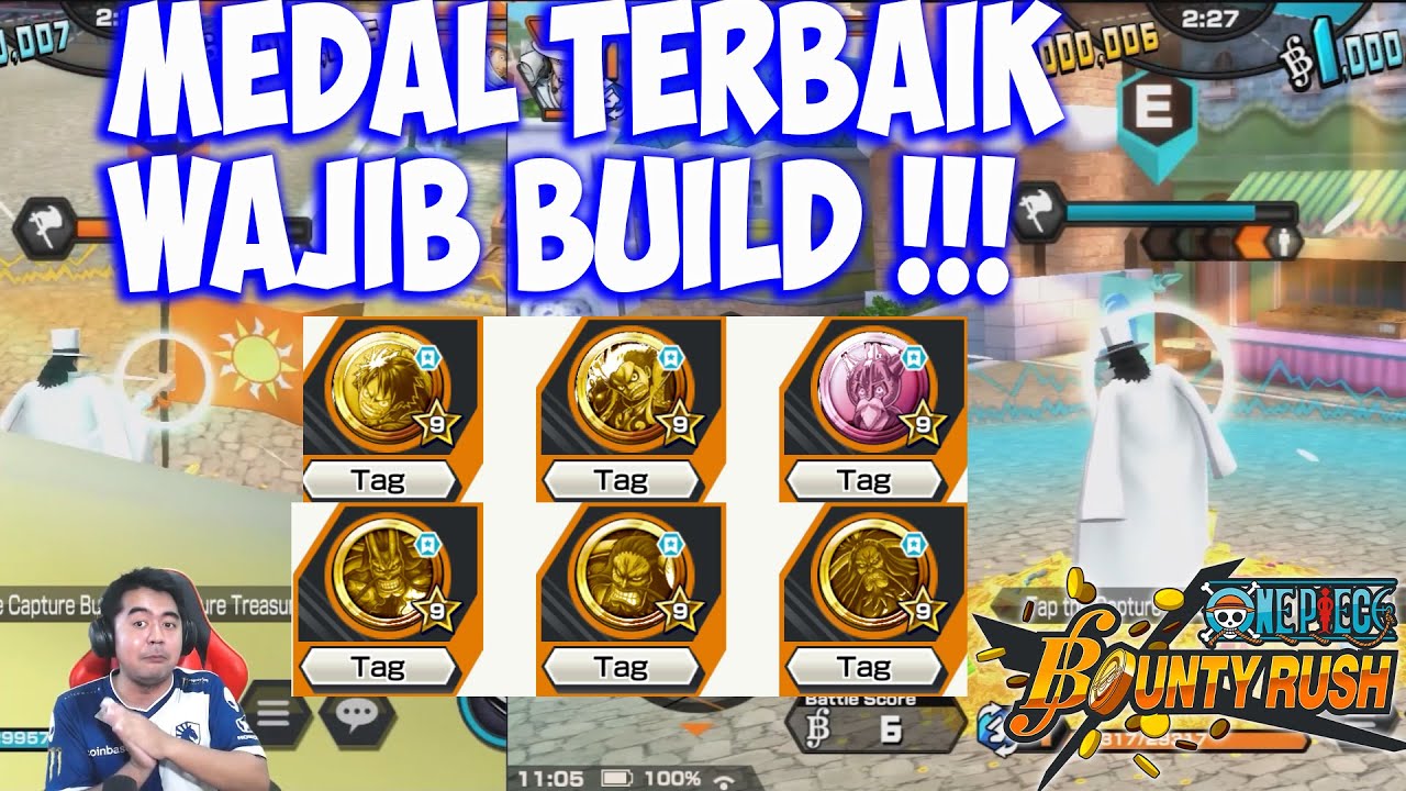 Pemula Wajib Tahu !!! Medal Semua Role Yang Wajib Di Build 🔥🔥- One Piece Bounty Rush