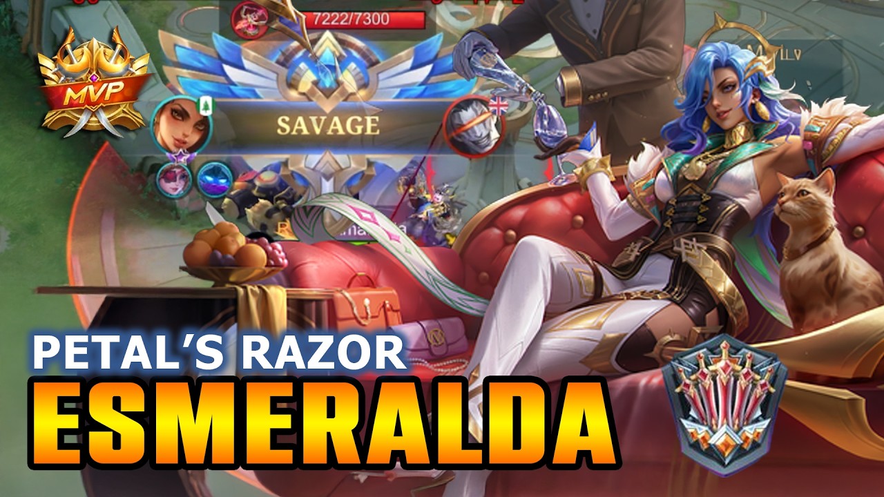 SAVAGE!! Esmeralda New SPECIAL Skin!! Petal's Razor! ~ MLBB