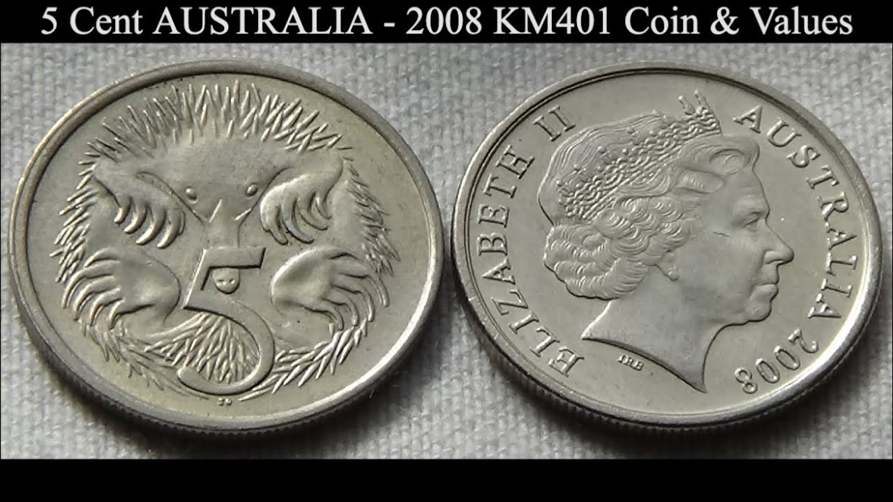 5 Cent AUSTRALIA - 2008 KM401 Coin & Values