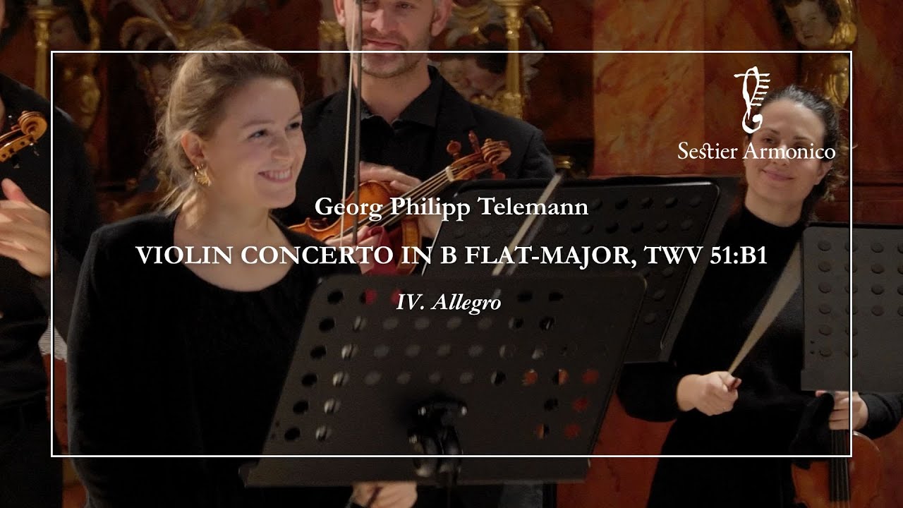 G. P. Telemann: Violin Concerto in B-Flat Major, TWV51:B1 - IV. Allegro