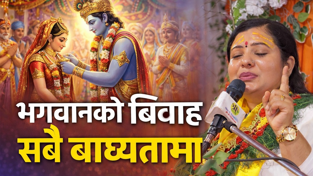 भगवानको बिवाह सबै बाध्यतामा भए तर प्रेमिका सँग वियोग भयो। Radhika Daasi Ji, #radhikadaasiji
