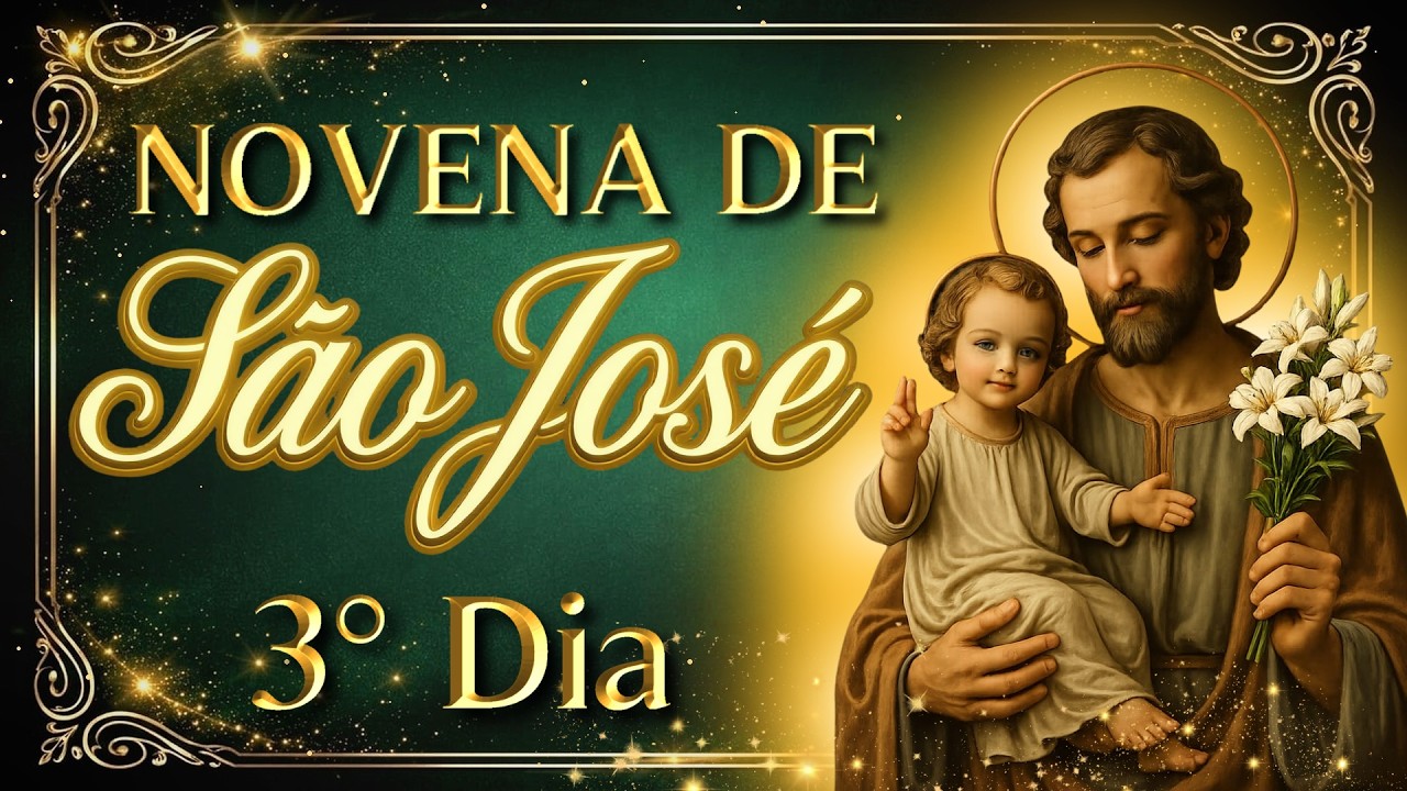 NOVENA DE SÃO JOSÉ - 3° DIA 12/03/2026 #video #videos #saojose #saojoseoperario #viral