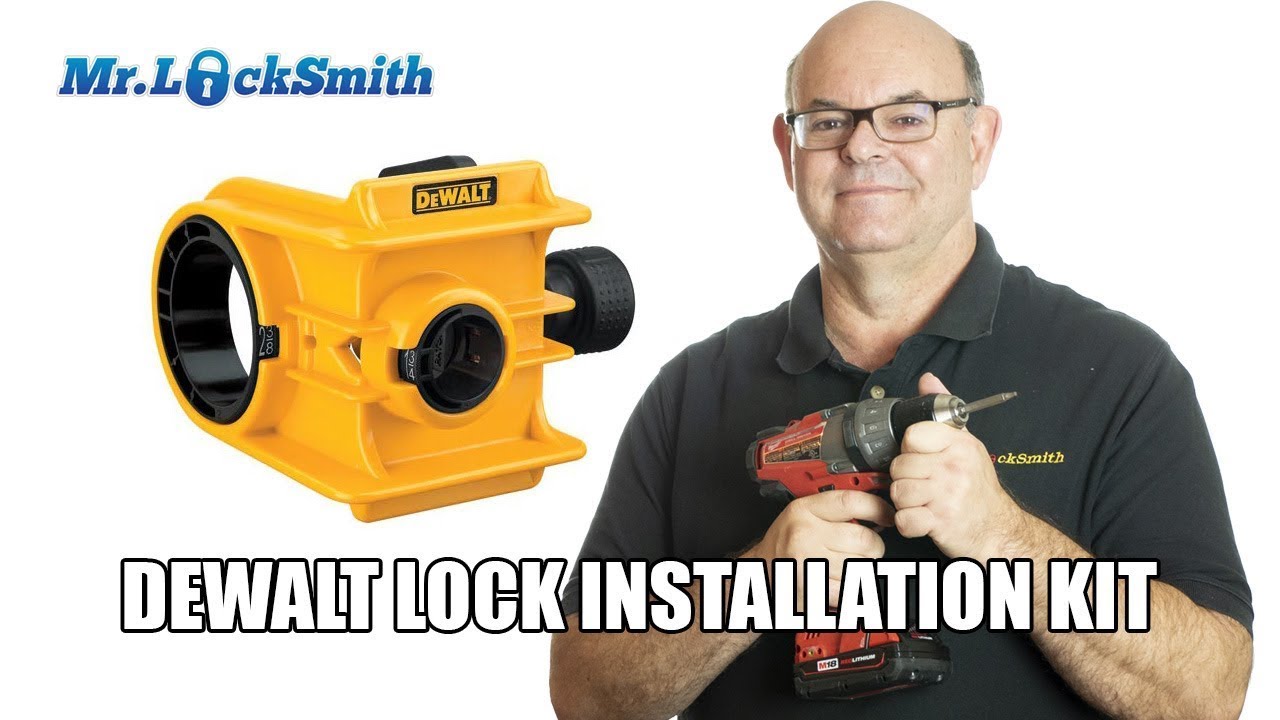 Dewalt Door Lock Installation Kit Review | Mr Locksmith Video