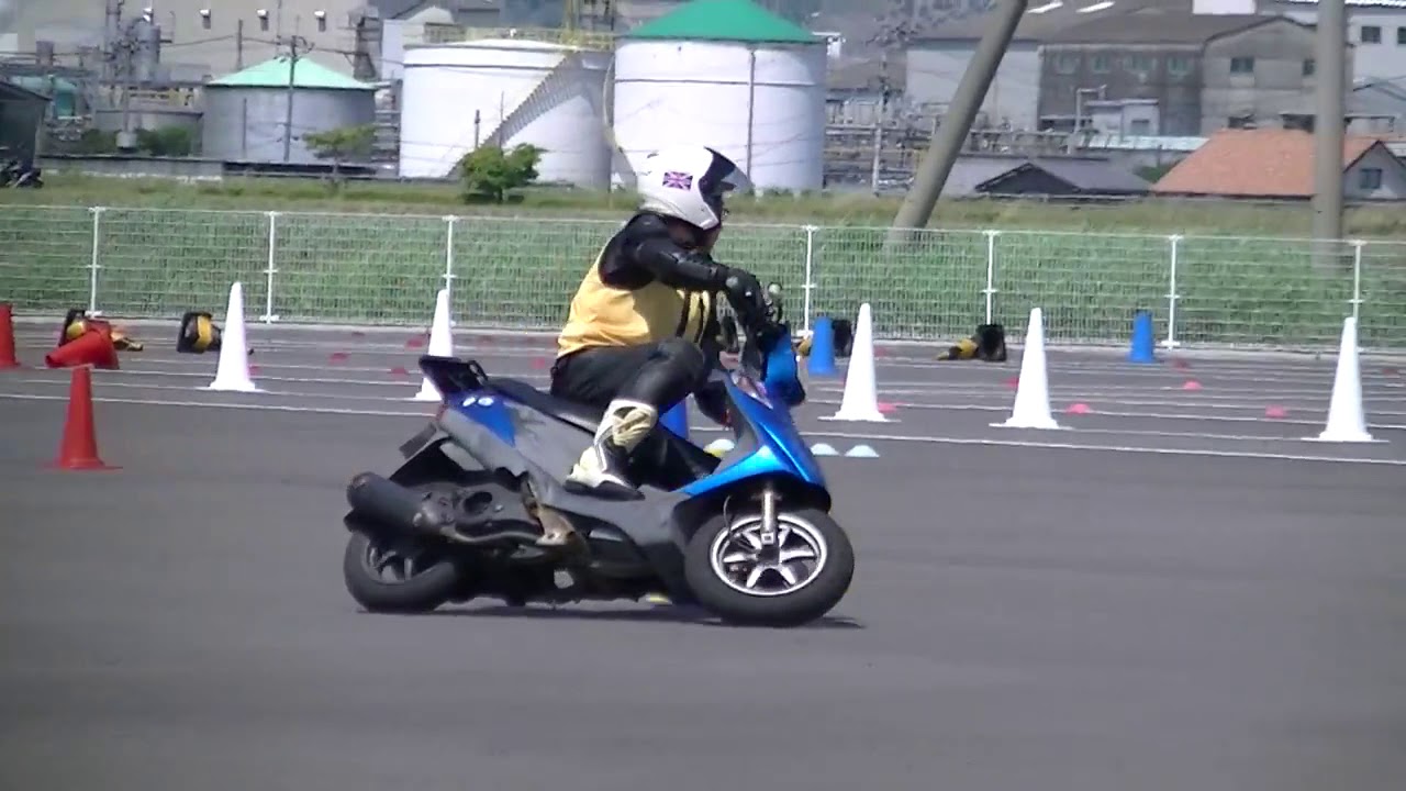 アドレスＶ１２５　４年ぶりのジムカーナ大会