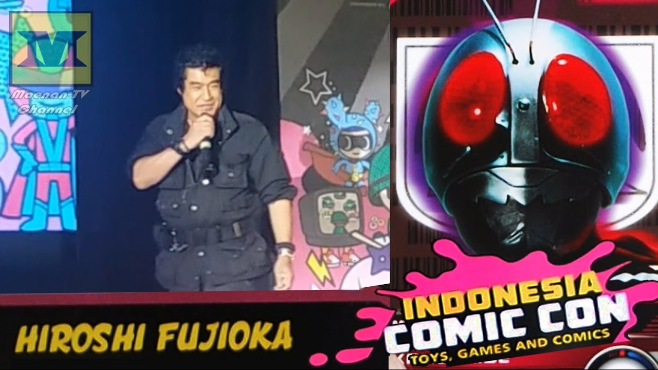 Kamen Rider Ichigou (Hiroshi Fujioka) in Indonesia Comic Con 2016