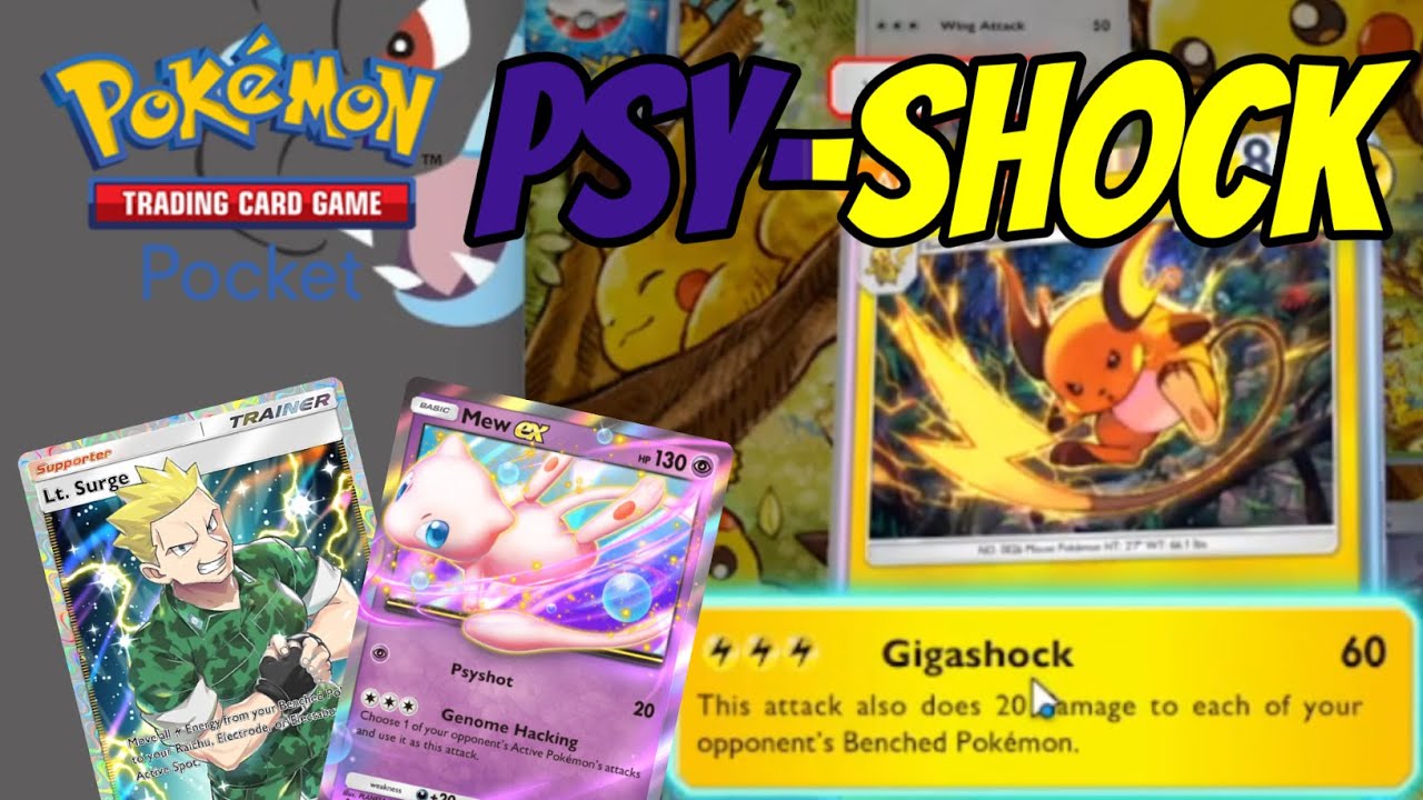 Psy - Shock | New Raichu Is Fun With Mew EX | Pokemon TCG Pocket