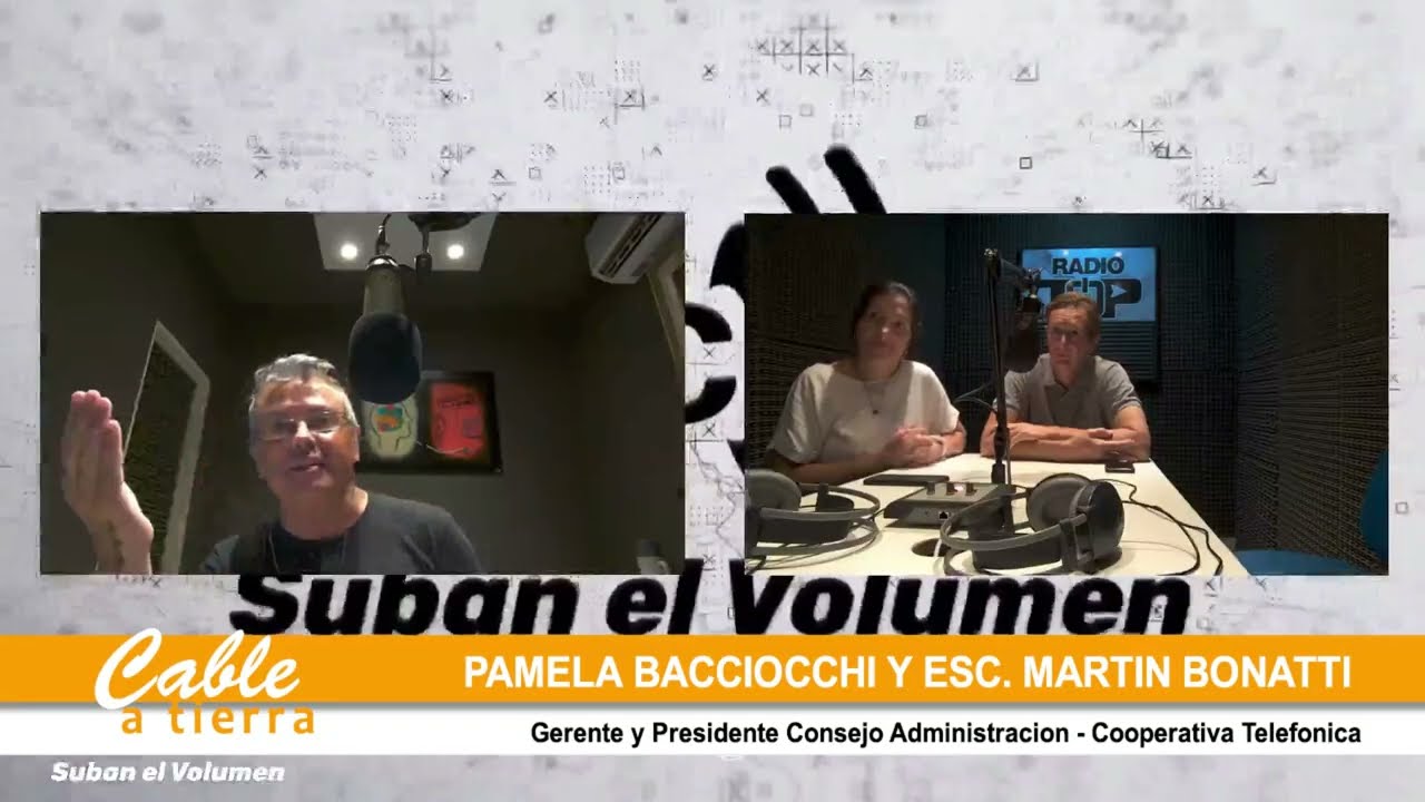 Cable a Tierra - Emisión 1123 - Pamela Bacciocchi y Martin Bonatti - Cooperativa Telefónica. 