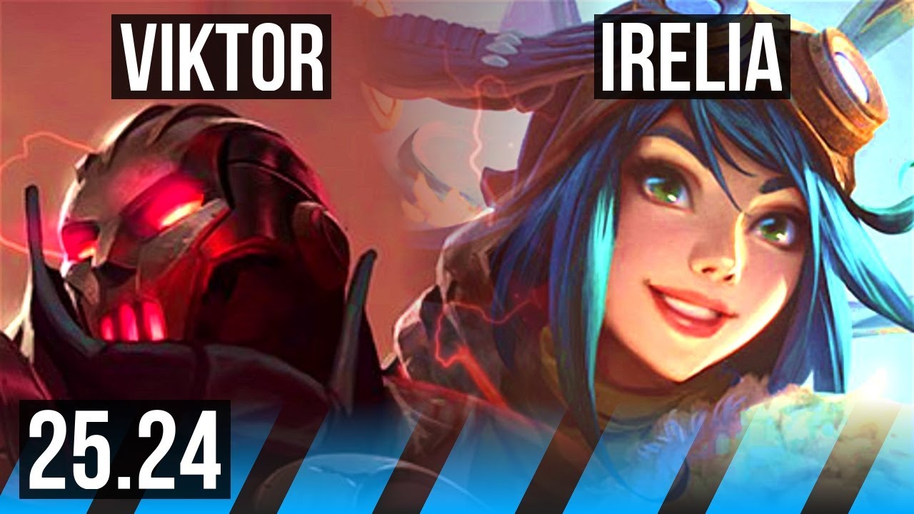 VIKTOR vs IRELIA (MID) | KR Diamond | 25.24