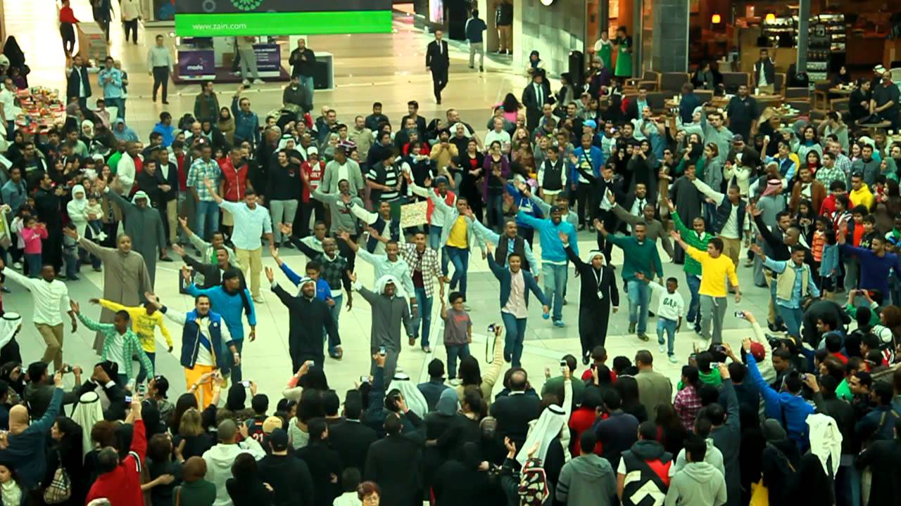 Zain Kuwait Flash mob (HD)