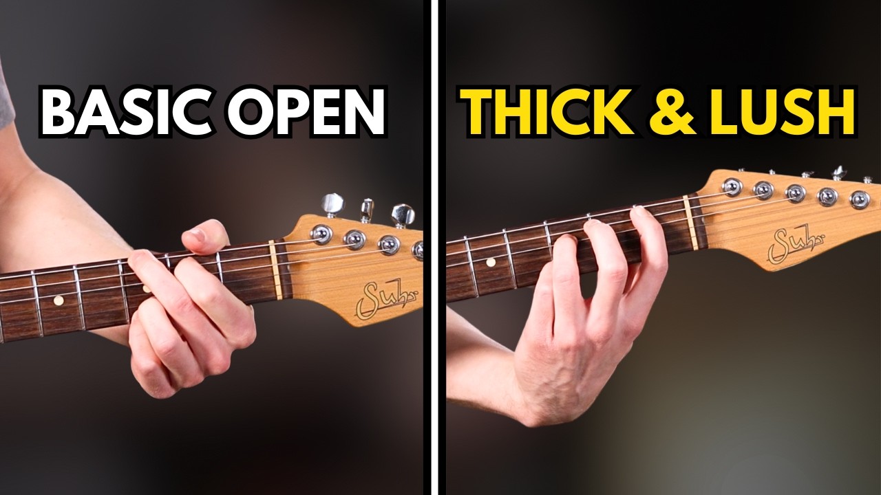 How to Use Open Chords for Songwriting (without being cliché)
