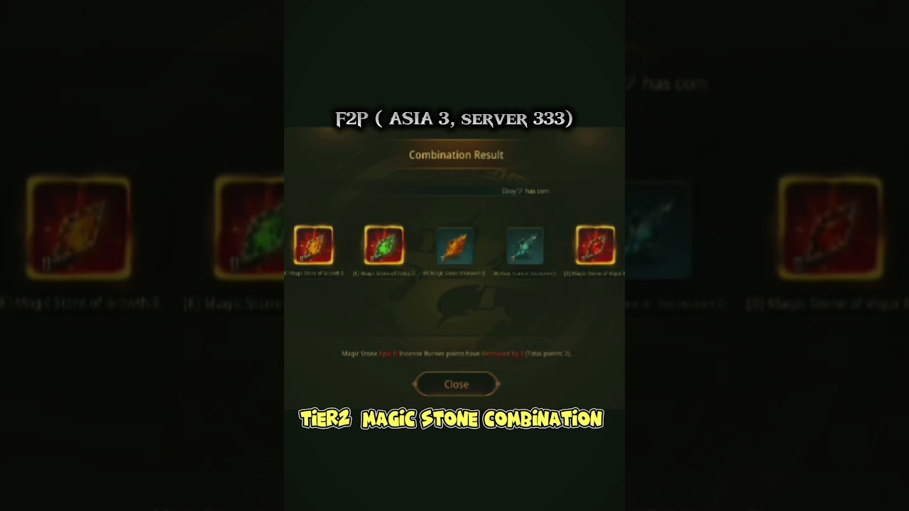 Mir4 Tier 2 Combination #capcut #mir4 #mir4global #mmorpg #freetoplay #gaming