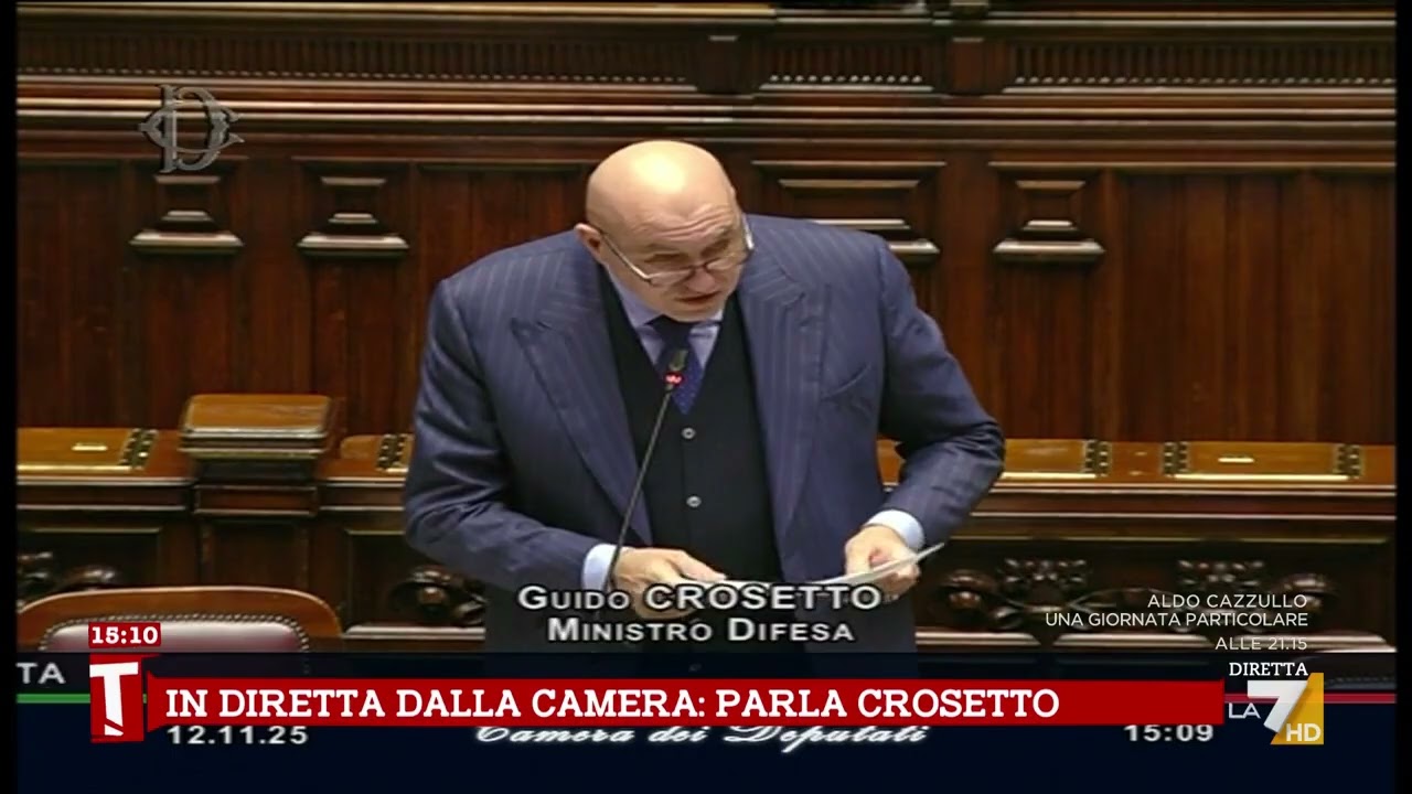 Riarmo, Crosetto: 