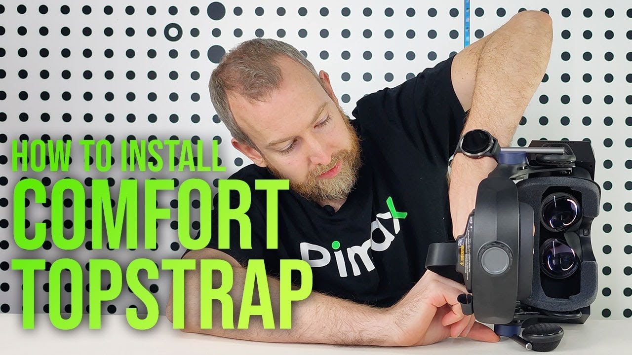 How to install the Comfort Topstrap on the Pimax Crystal & Light