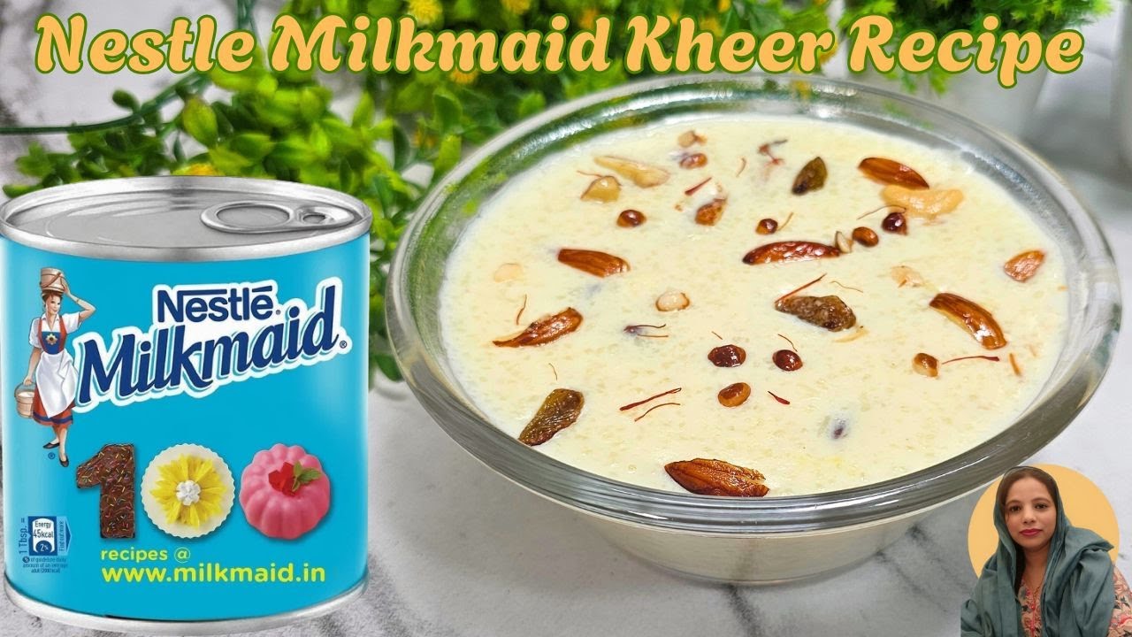 Nestle Milkmaid Kheer Recipe | Nestle Milkmaid Mix Rice Kheer Recipe | Condensed Milk Kheer Recipe