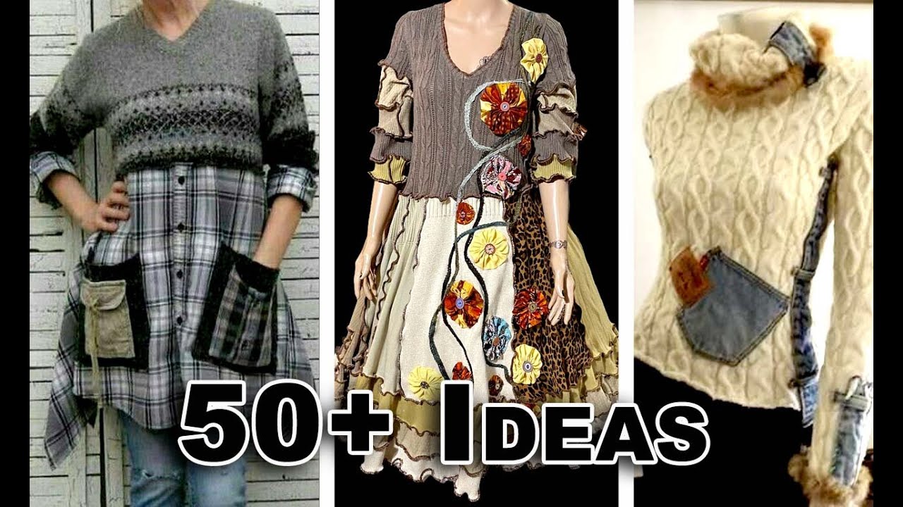 50+ Upcycled Sweaters to Inspire Your Next Project | ep 4