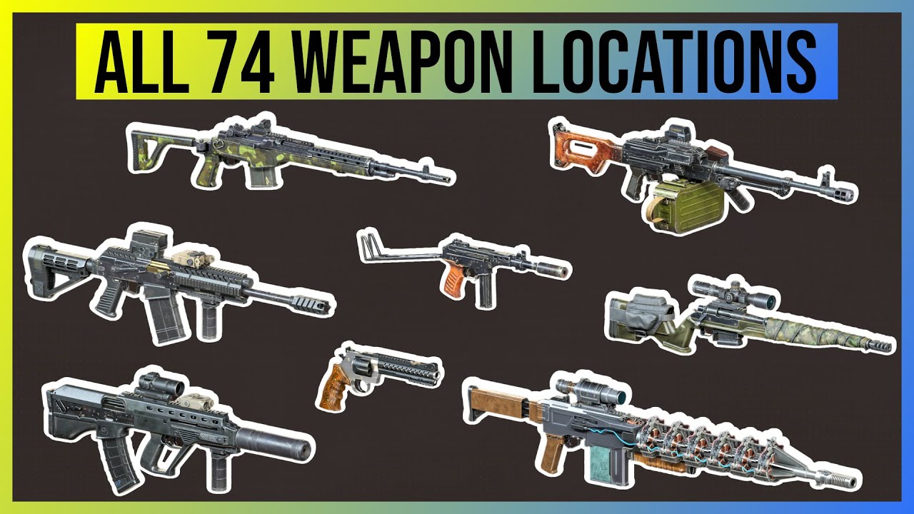 Stalker 2: All 74 Weapon Locations (Normal and Unique Weapons)