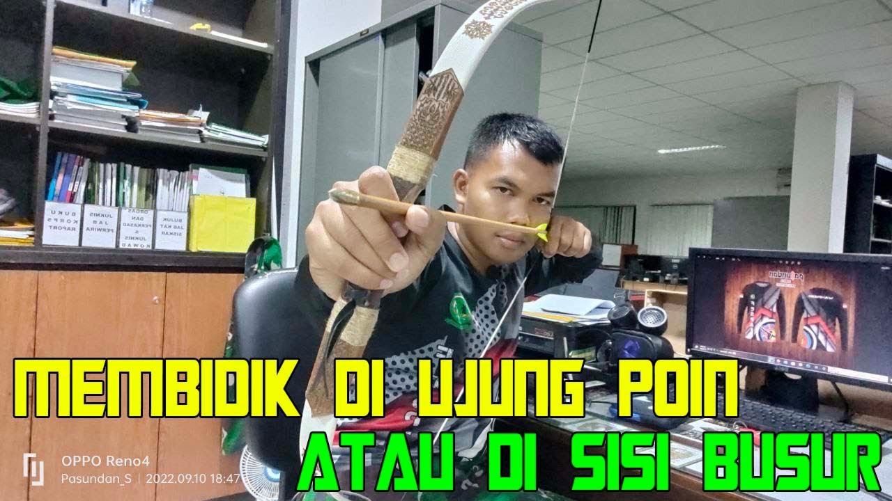 Membidik di ujung Poin atau sisi Busur